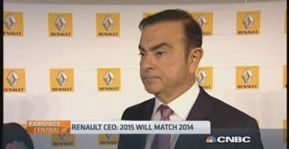 Renault CEO: 2015 will match 2014 