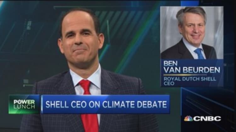 Shell CEO:Step up against climate change
