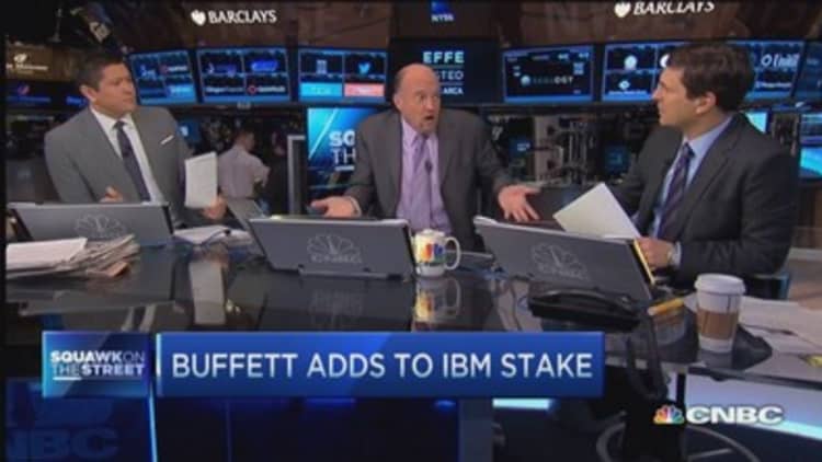 Buffett ups IBM stake