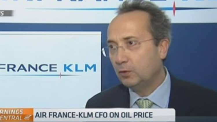 Air France-KLM CFO on oil prices