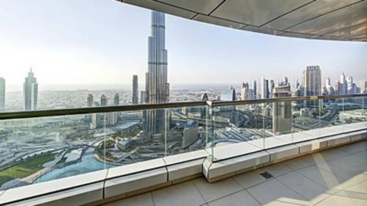 Soar above Dubai in this $7.6M penthouse