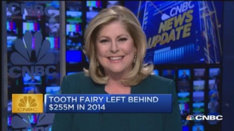 CNBC update: Tooth fairy gives $255 million