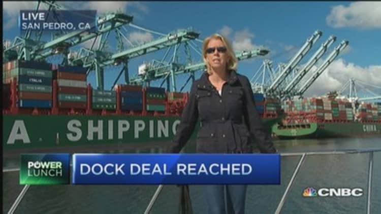 Dock deal reached