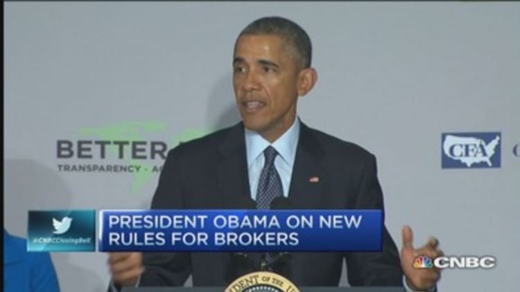 Obama's new rules for brokers & retirement accounts