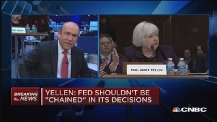Market reacts to Yellen's 'dovish' report 