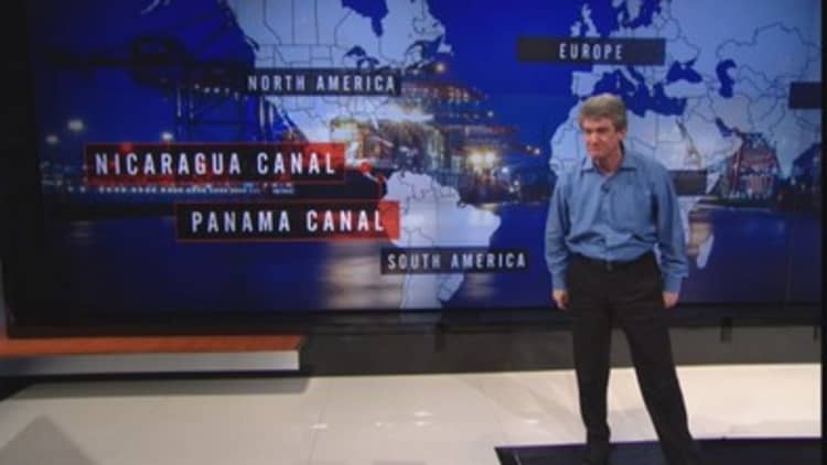 Nicaragua looks to compete with Panama Canal
