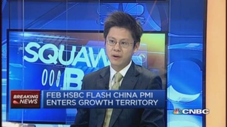 Don't cheer surprise upside in China flash PMI: HSBC