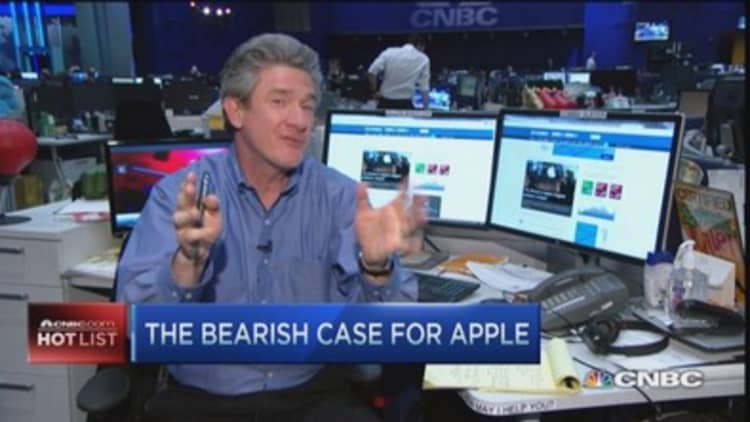 Apple bear heats up CNBC.com