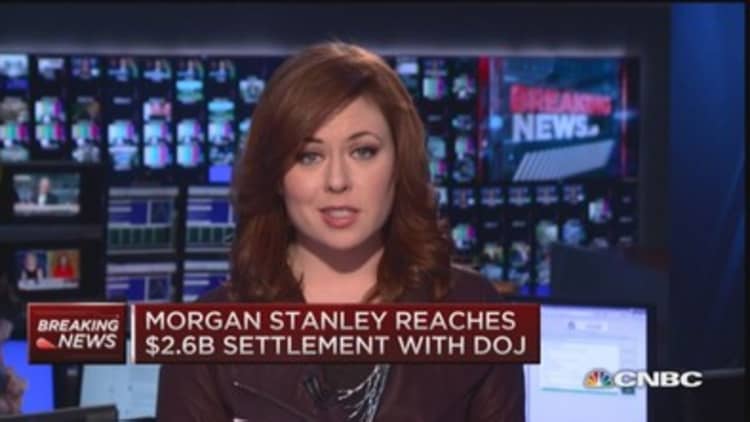 Morgan Stanley reaches $2.6 billion settlement