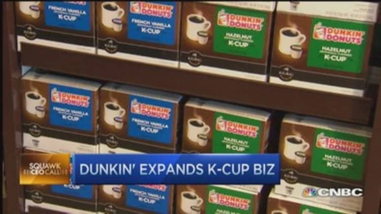 Get your Dunkin' coffee fix at home: CEO