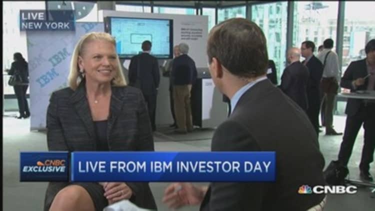 Rometty: IBM a high value innovation company 