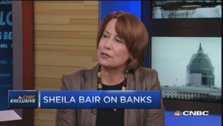 Sheila Bair: Small institutions can do dumb things too