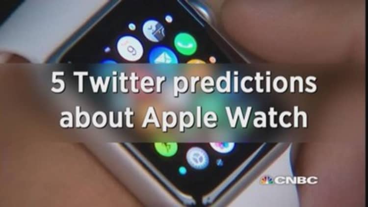 5 Twitter predictions about Apple Watch