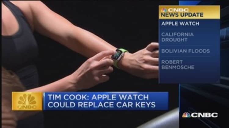 CNBC update: Apple Watch could replace your car keys