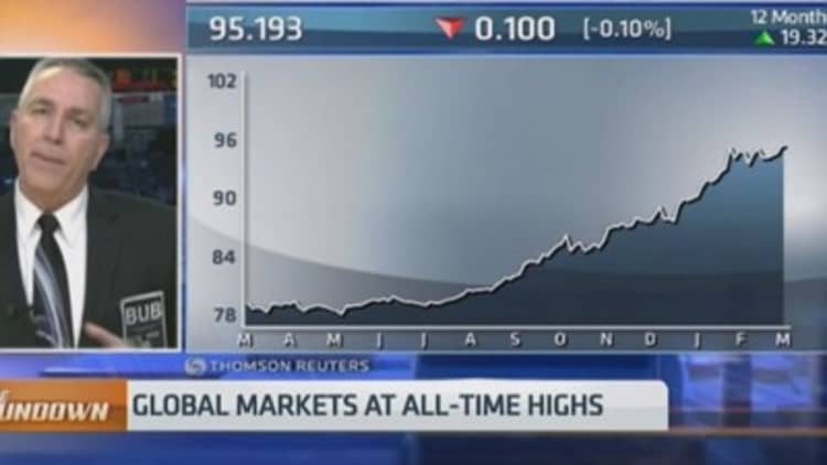 Global markets at all-time highs