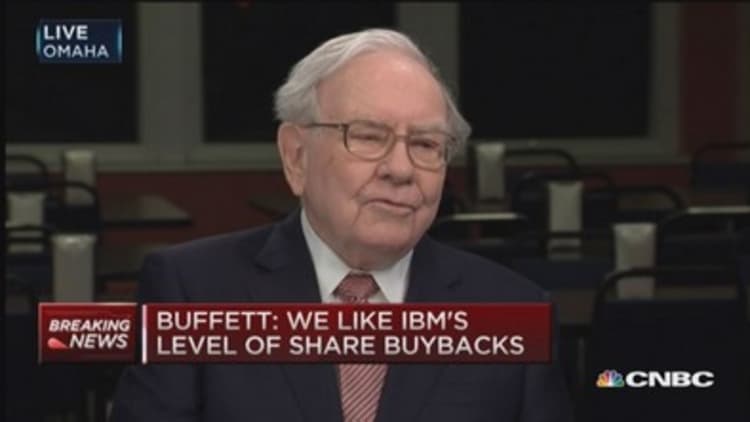 No surprises at IBM: Buffett