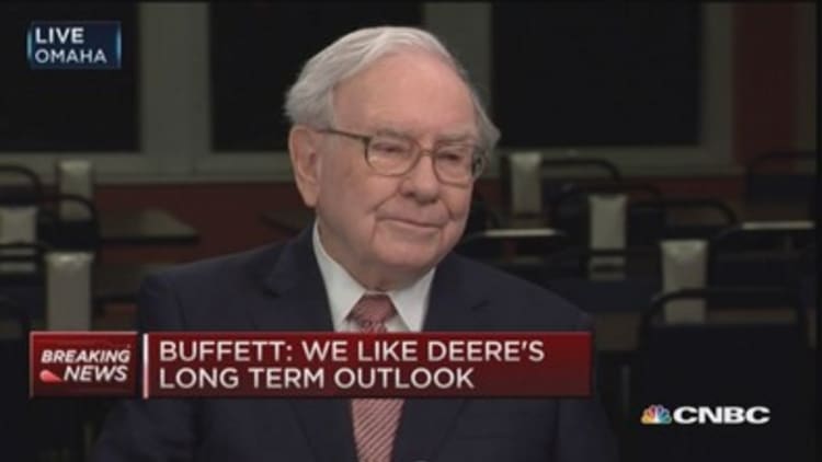 Deere's long term attraction: Buffett