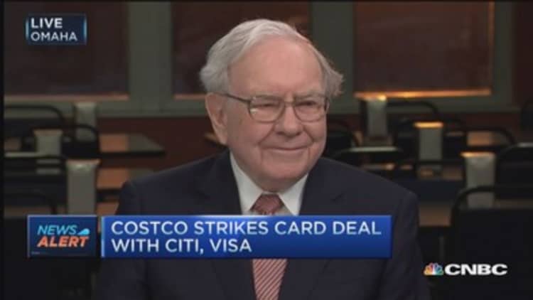 Warren Buffett: Citi won't get rich off of Costco deal