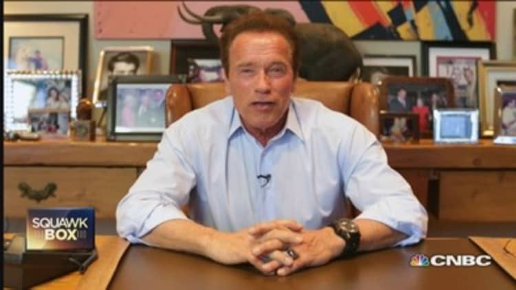 Schwarzenegger: What about our pension problem?