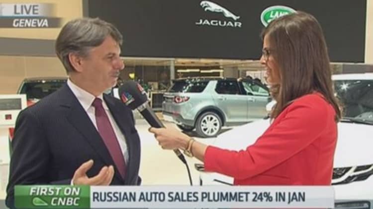Jaguar Land Rover CEO sees Russia recovery