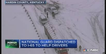 Hundreds of drivers stranded
