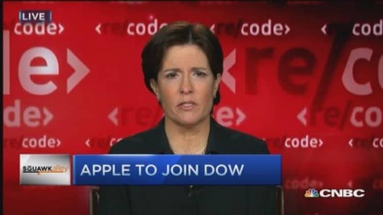 Swisher: Apple belongs in Dow