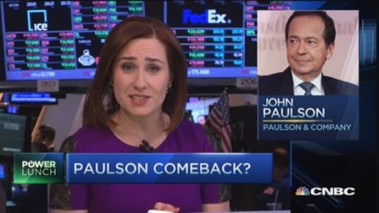 John Paulson's big comeback 