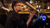 An Uber driver in Washington, D.C.