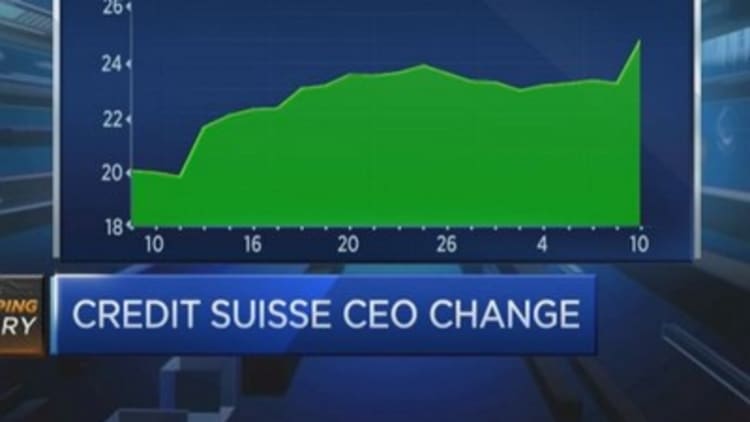 Credit Suisse's share price moves on Thiam's appointment