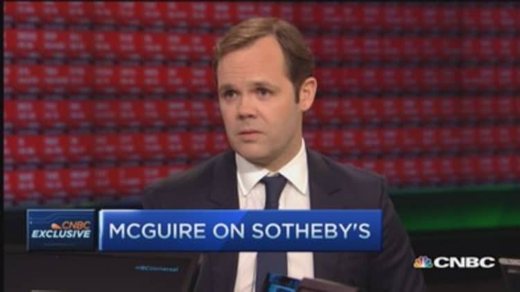 McGuire: Sotheby's financial strategy nonexistent