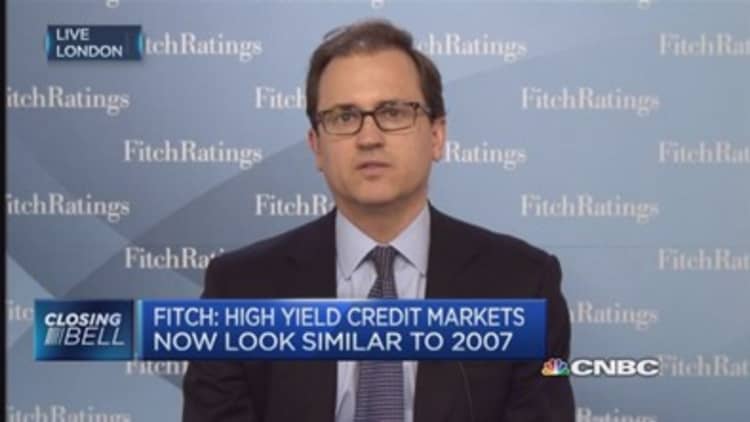 Fitch warns on high-yield debt
