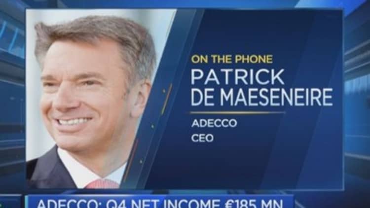 Adecco CEO sees improving French market