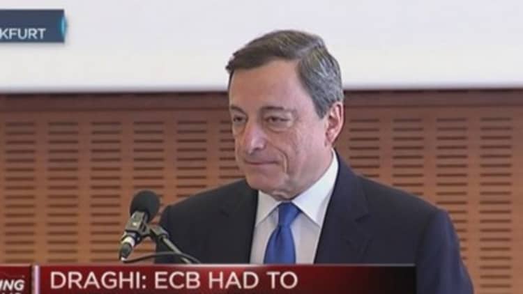 Asset purchases are not unorthodox: Draghi