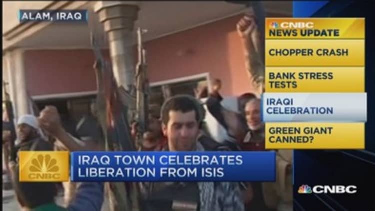 CNBC update: Iraqi celebration