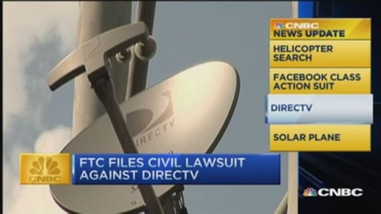 CNBC update: FTC sues DirectTV