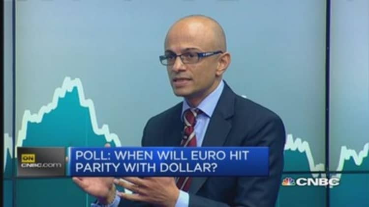 Expect euro-dollar parity by year-end: Pro