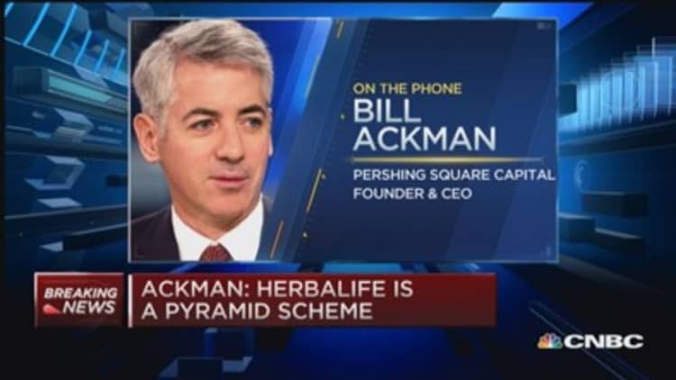 Herbalife's 'intentional' deception: Bill Ackman