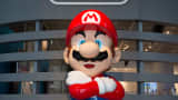 A statue of Nintendo's video-game character Mario