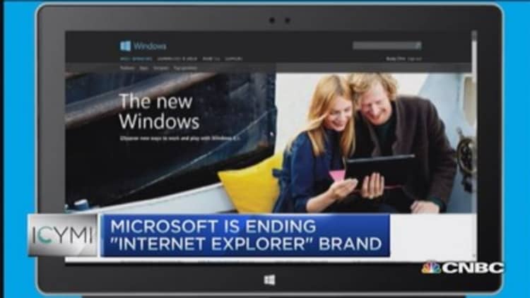 Microsoft ends 'Internet Explorer' brand