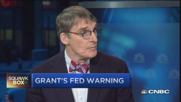 Odds against Fed getting it right: Jim Grant