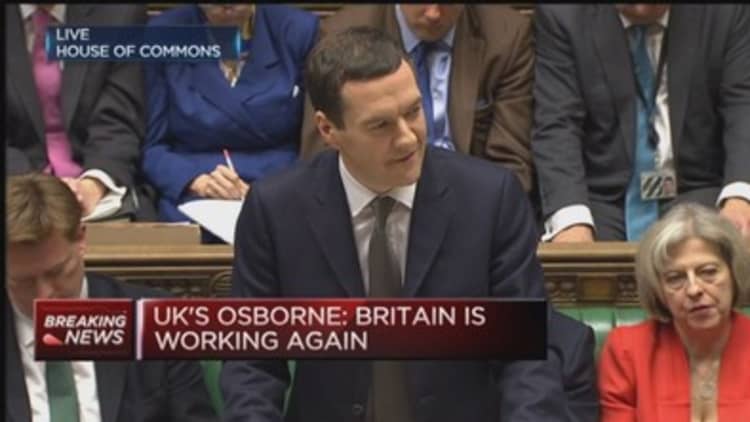 Osborne: We want to lower national debt