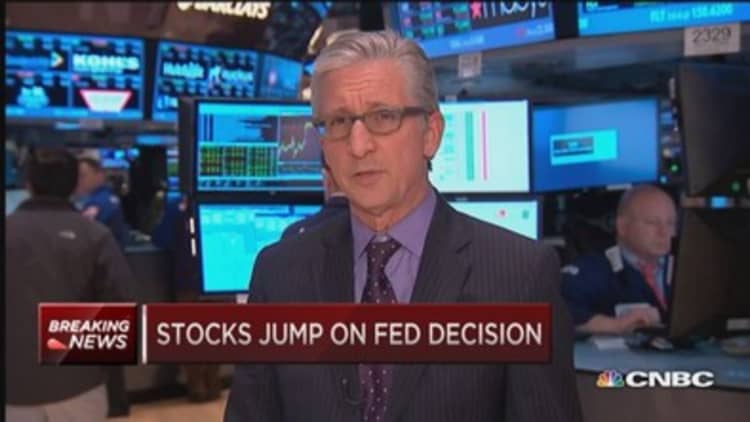 Pisani: Stocks jump on Fed