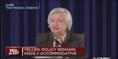 Yellen: Not ruling out April rate hike
