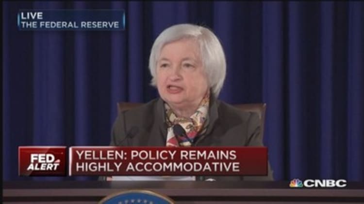 Yellen: Not ruling out April rate hike