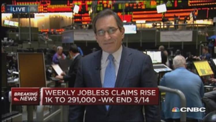 Jobless claims up 1K to 291,000