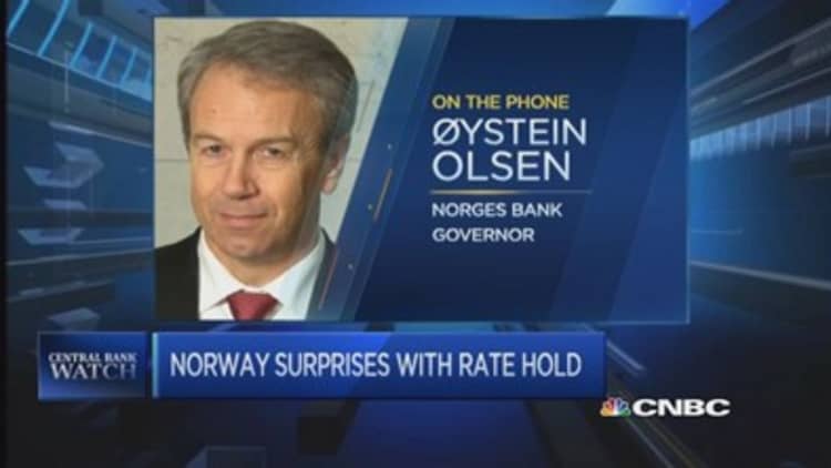 Norges Bank not thinking of going negative