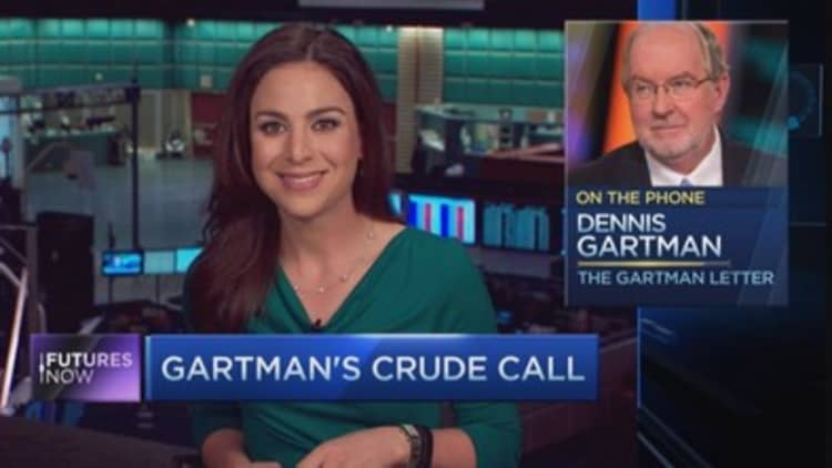 Something shocking is about to happen to crude: Gartman