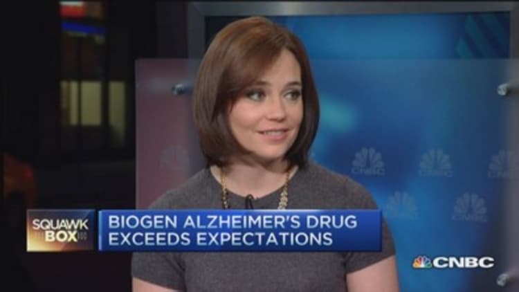 Biogen's Alzheimer's drug exceeds expectations