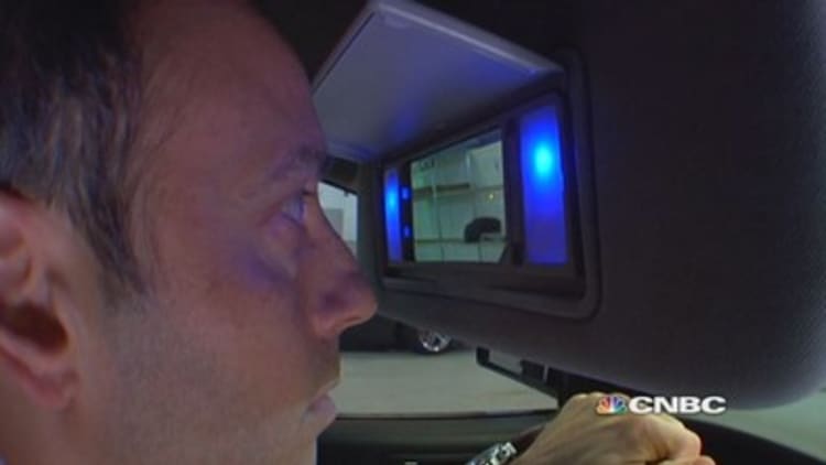 Eye scan identifies drivers