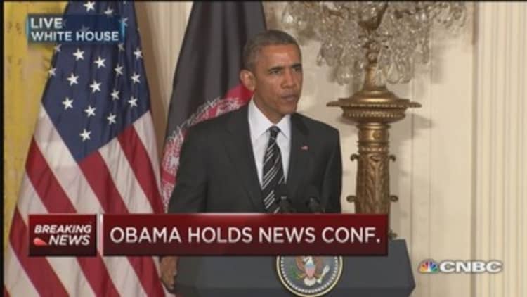 Pres. Obama & Afghan pres. hold press conference